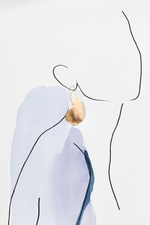 Pear-Shaped Drop Earrings #2