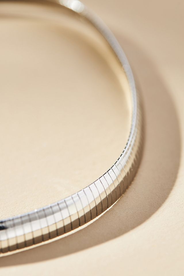 Thick Ribbed Collar Necklace #2