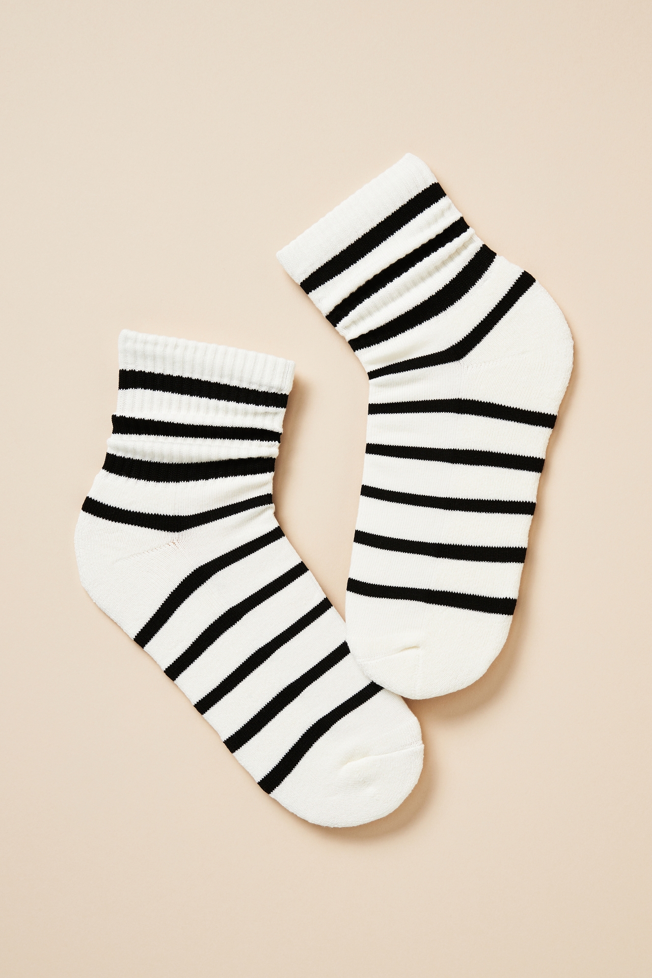 Sporty Ribbed Striped Socks