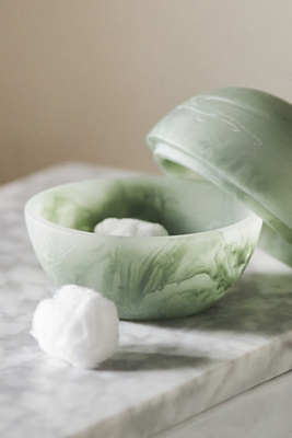 Anthropologie Luna Cotton Jar In Green