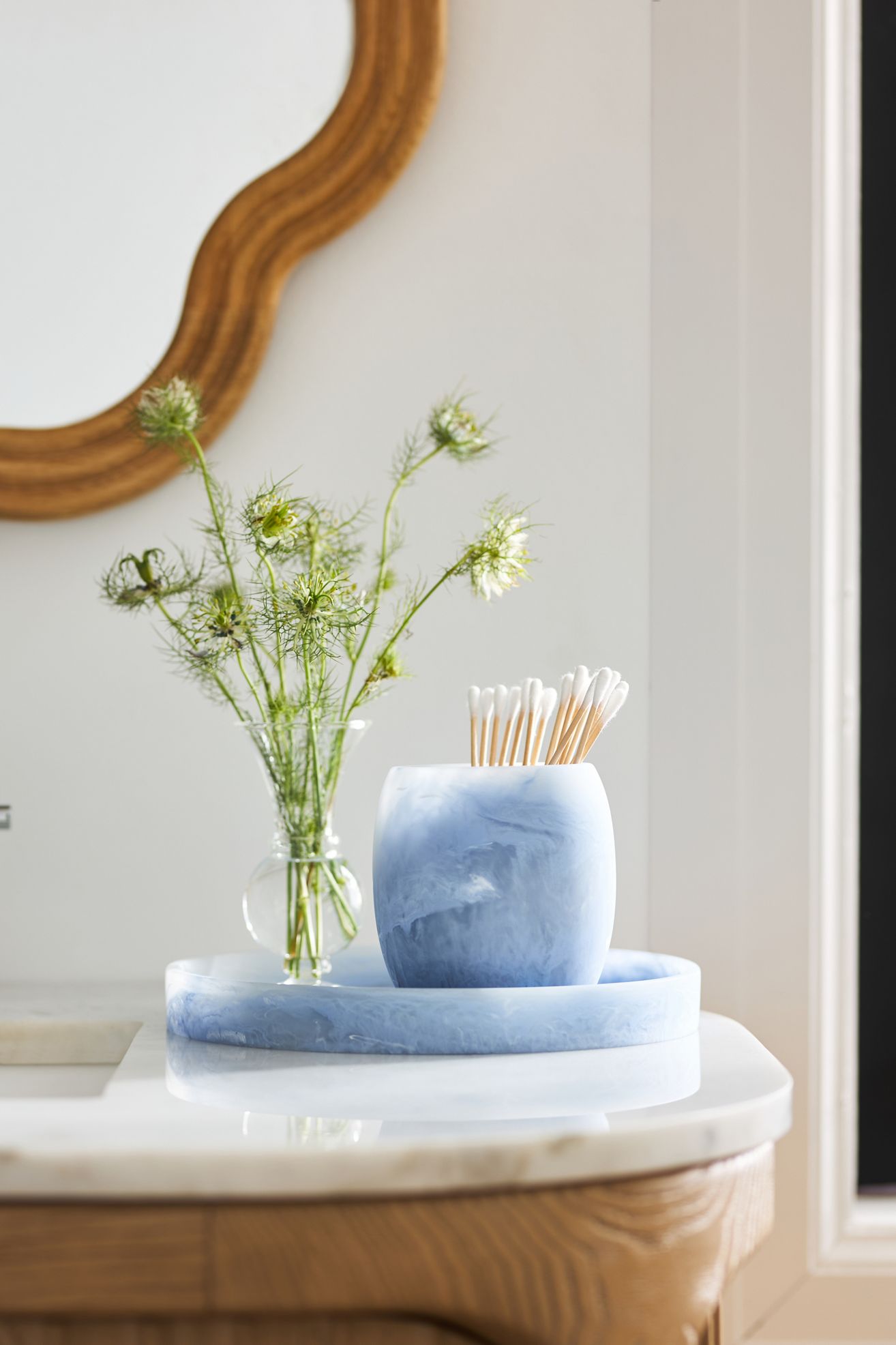 Luna Bath Tumbler - Blue, One Size