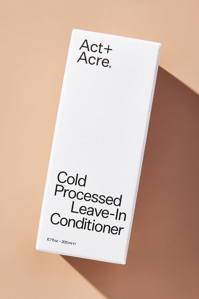 Act + Acre Cold Processed® 2% Squalene Anti-Frizz Leave-In Conditioner #1