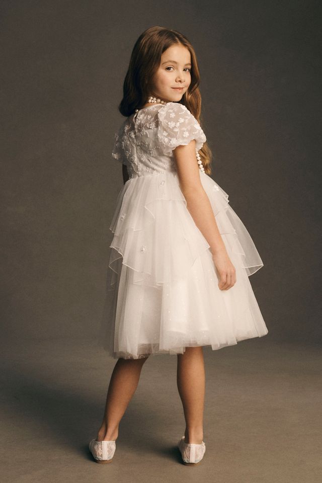 Princess Daliana Tulle Floral Bow Dress #2