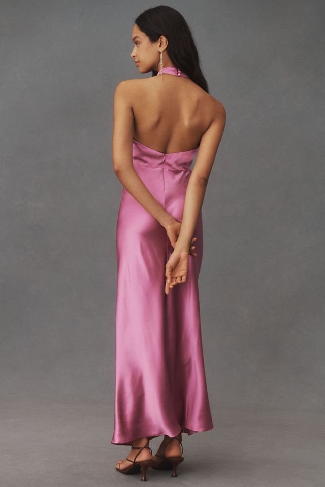 Reformation Daniela Sleeveless V-Neck Silk Maxi Dress #3