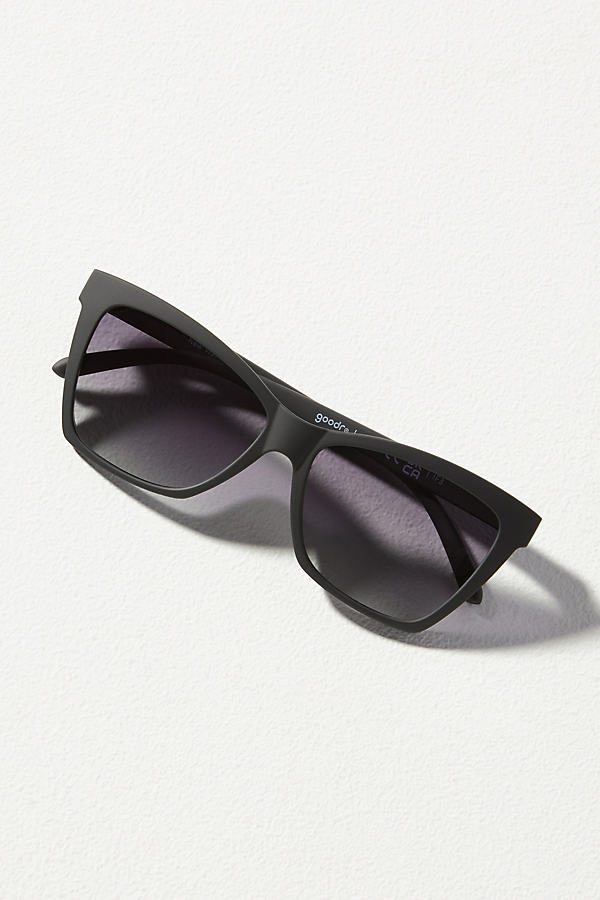 Goodr New Wave Renegade Polarized Sunglasses In Black