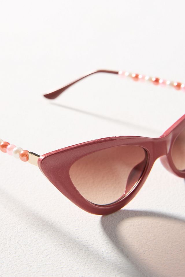 Chain Arm Cat-Eye Sunglasses #3