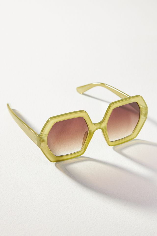 Octagon Oversized Sunglasses #1