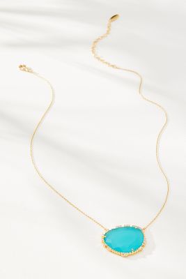 By Anthropologie Rebirth Necklace In Blue