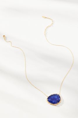 By Anthropologie Rebirth Necklace In Blue