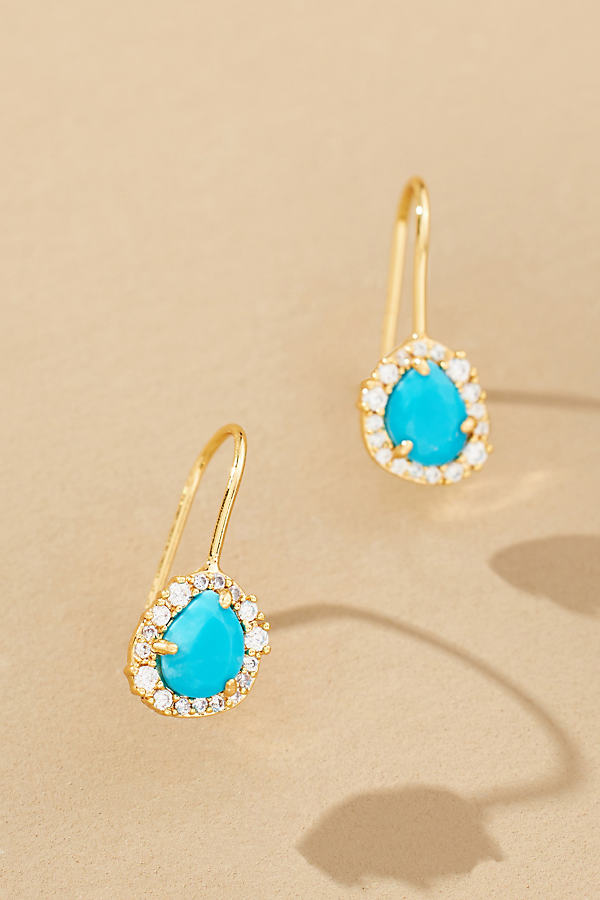 By Anthropologie Small Rebirth Earrings In Blue