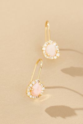 By Anthropologie Small Rebirth Earrings In Pink