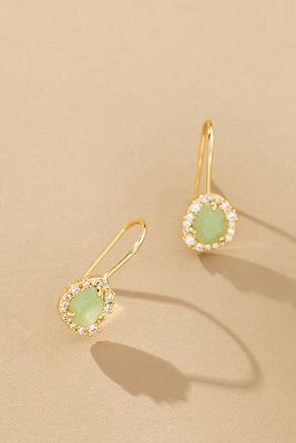 By Anthropologie Small Rebirth Earrings In Mint