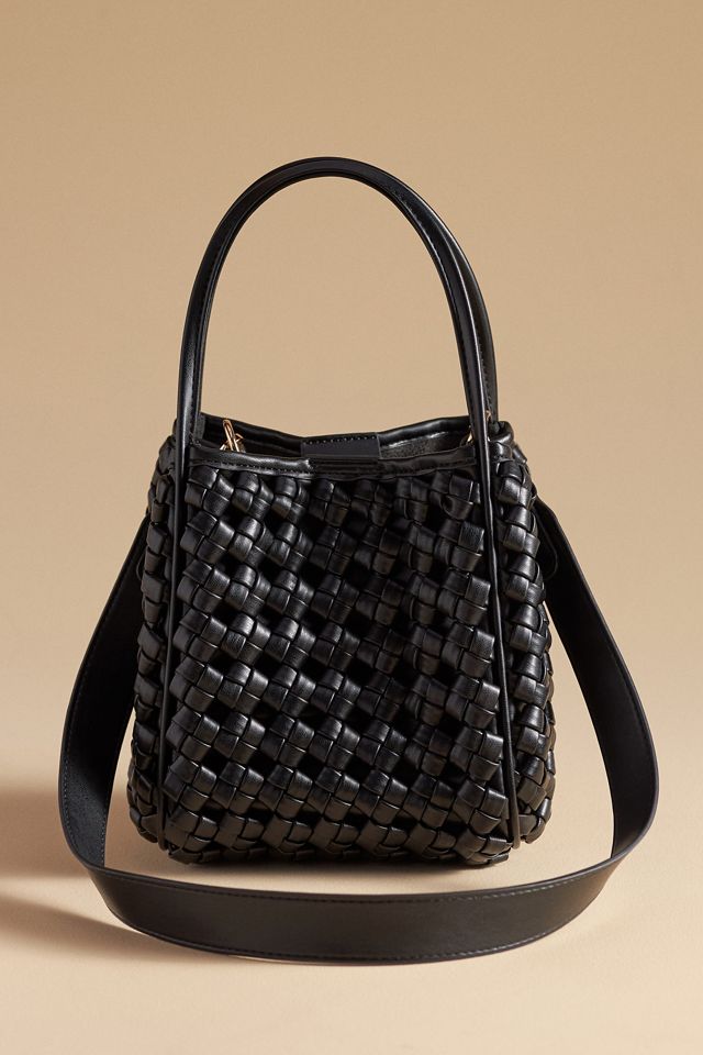 Knotted Faux Leather Mini Tote #1