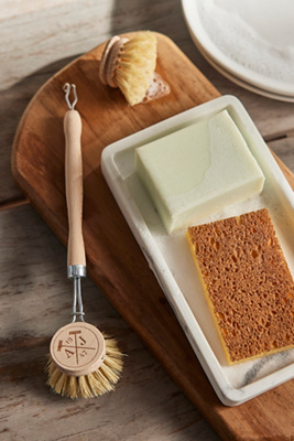 Terrain Dishwashing Gift Set, Sage + Basil