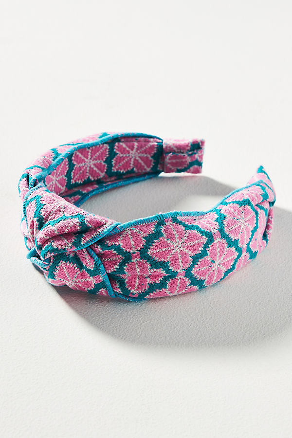 By Anthropologie Clover Terry Headband In Pink