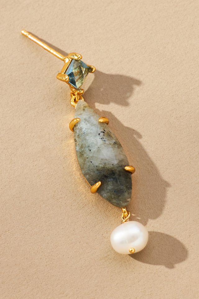 Stone Drop Earrings #1