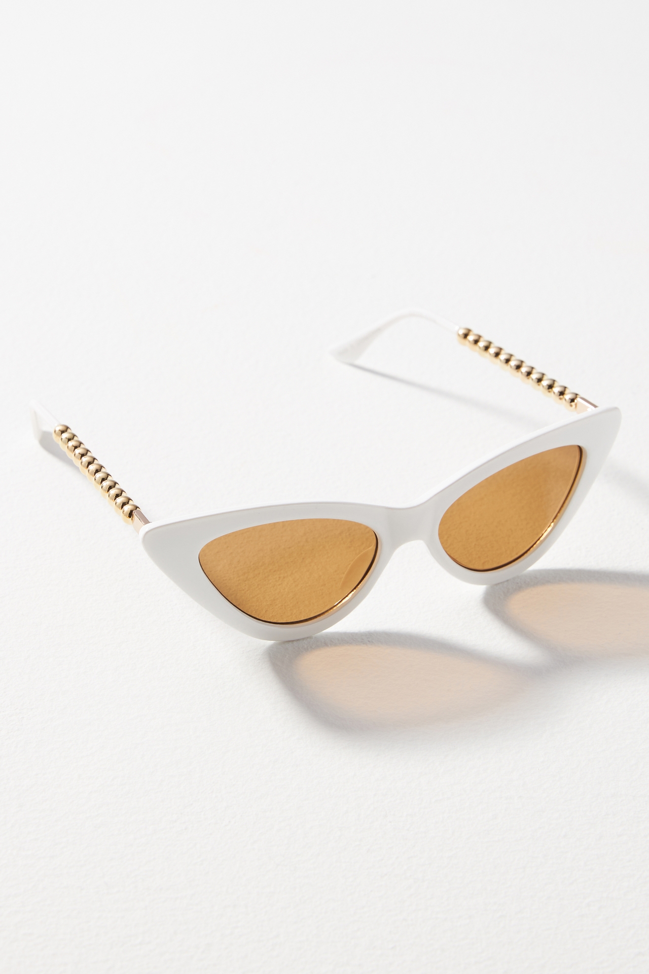 Gold Bead Cat-Eye Sunglasses