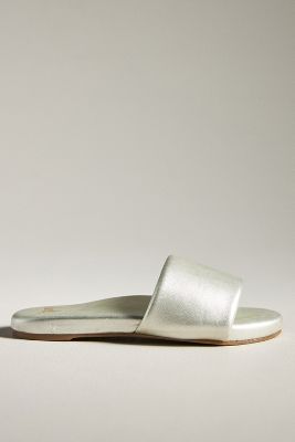 Shop Beek Baza Sandals In Silver
