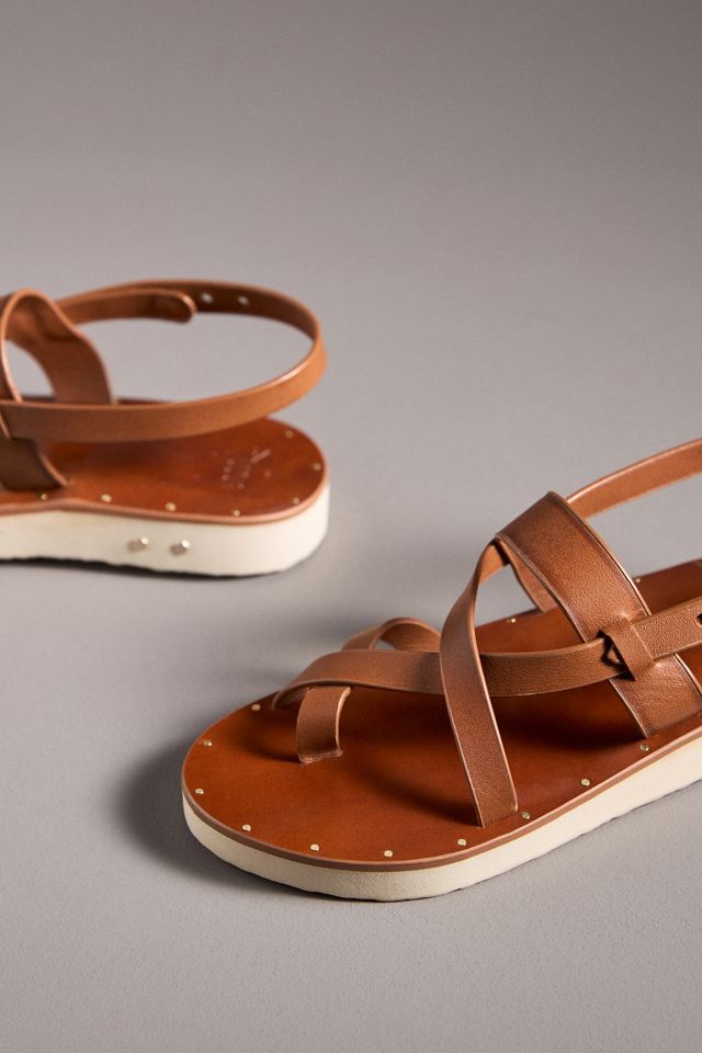 beek Wigeon Leather Toe-Ring Sandals | Anthropologie