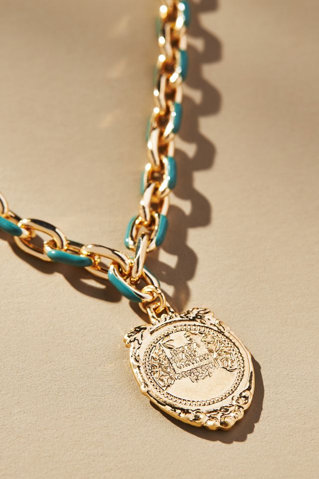 Mixed Enamel Necklace #2
