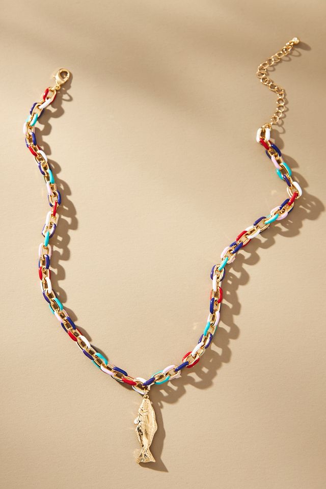 Anthropologie charm necklace store