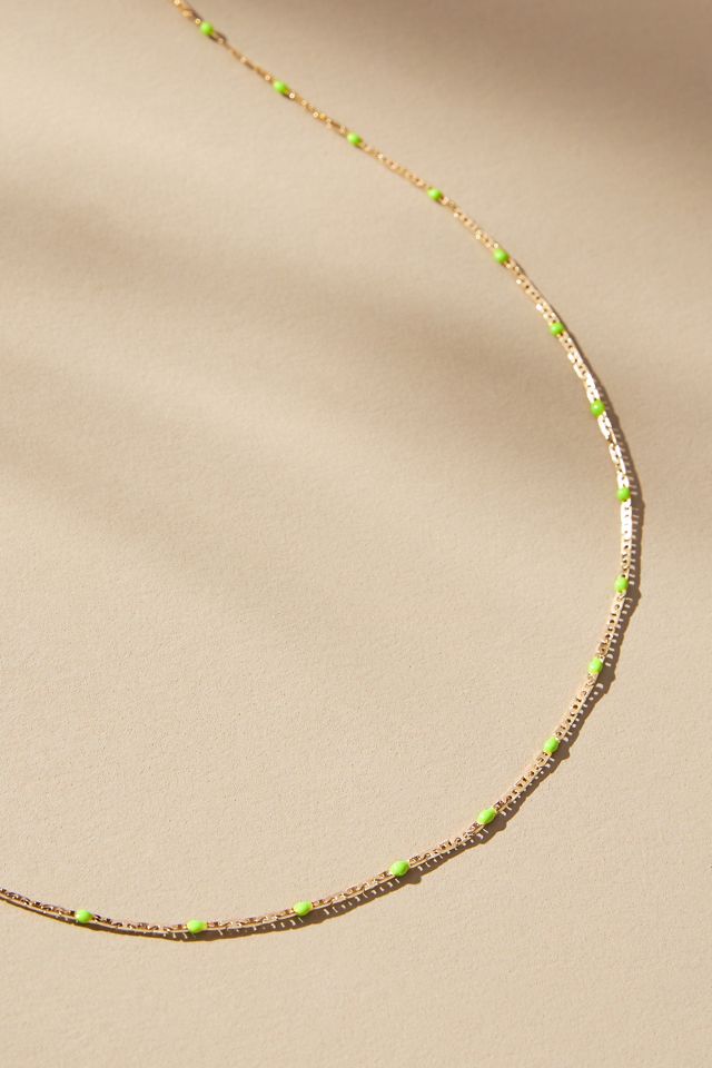 Delicate Bead Necklace #1