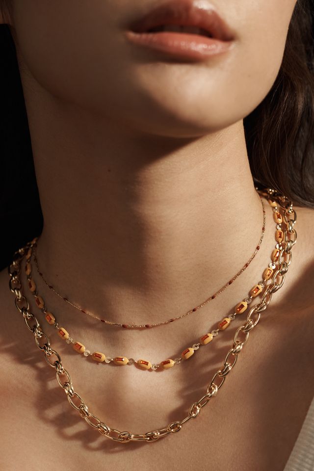 Delicate Bead Necklace #1