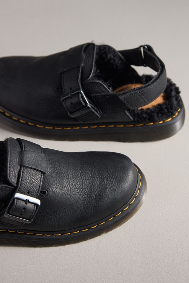 Dr Martens - Jorge II - Uniseks muiltjes van zwart suède