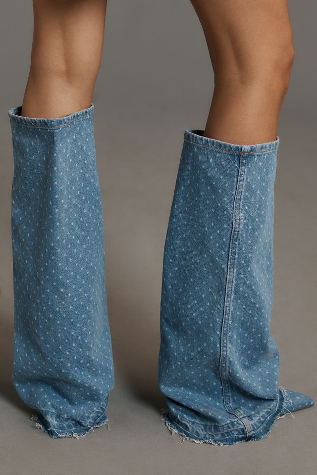 Custommade Anie Dotted Denim Boots #1