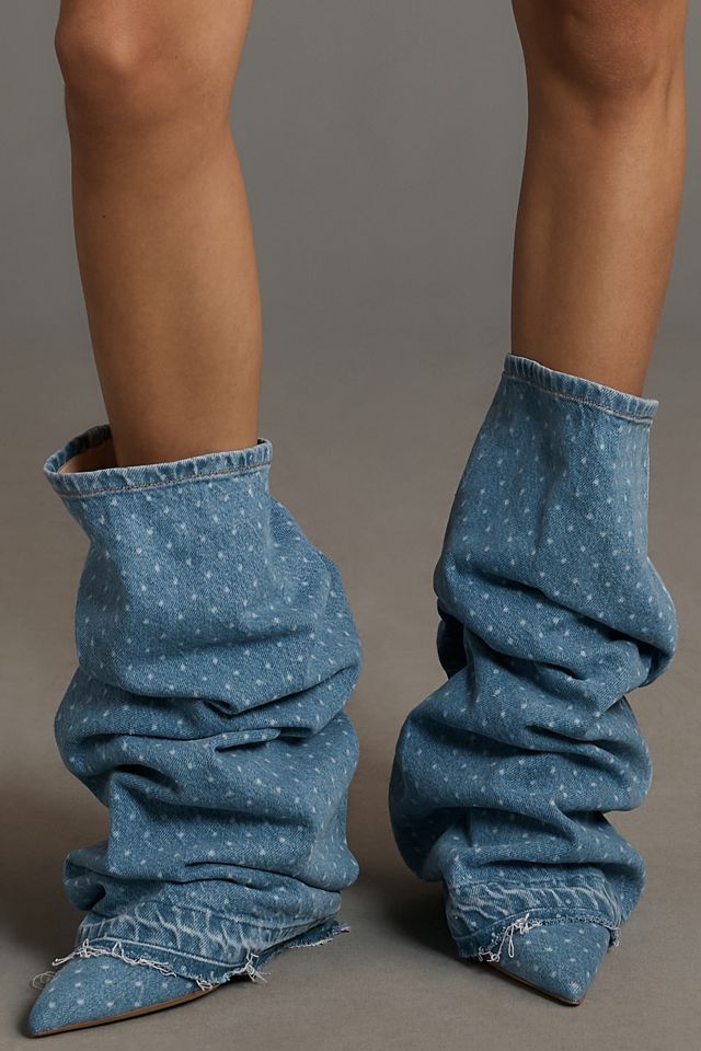 Custommade Anie Dotted Denim Boots #2