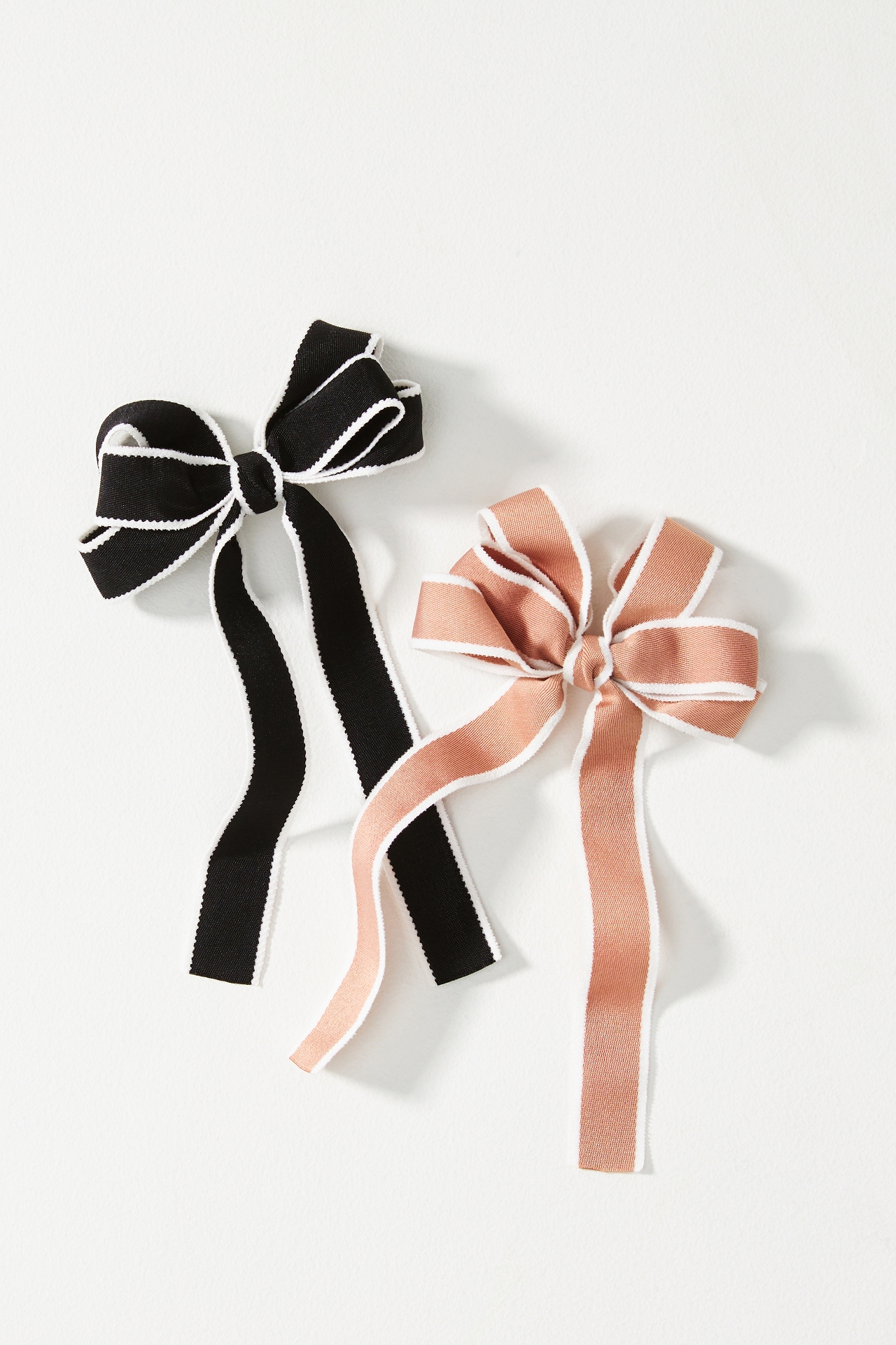 By Anthropologie Clubhouse Trimmed Bows, Set of 2