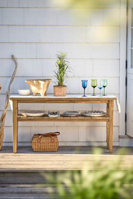 Terrain Palladio Reclaimed Teak Console