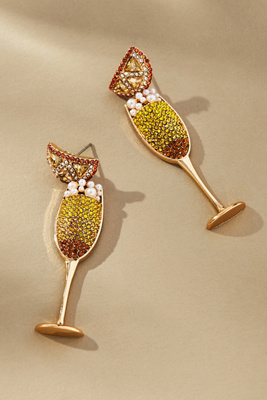 Baublebar Mimosa Statement Earrings In Yellow