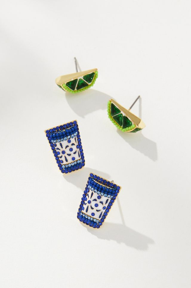 BaubleBar x Anthropologie Festive Earrings, Set of 5  Anthropologie  Singapore - Women's Clothing, Accessories & Home