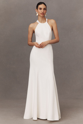 Jenny by Jenny Yoo Shipley Halter Wedding Gown