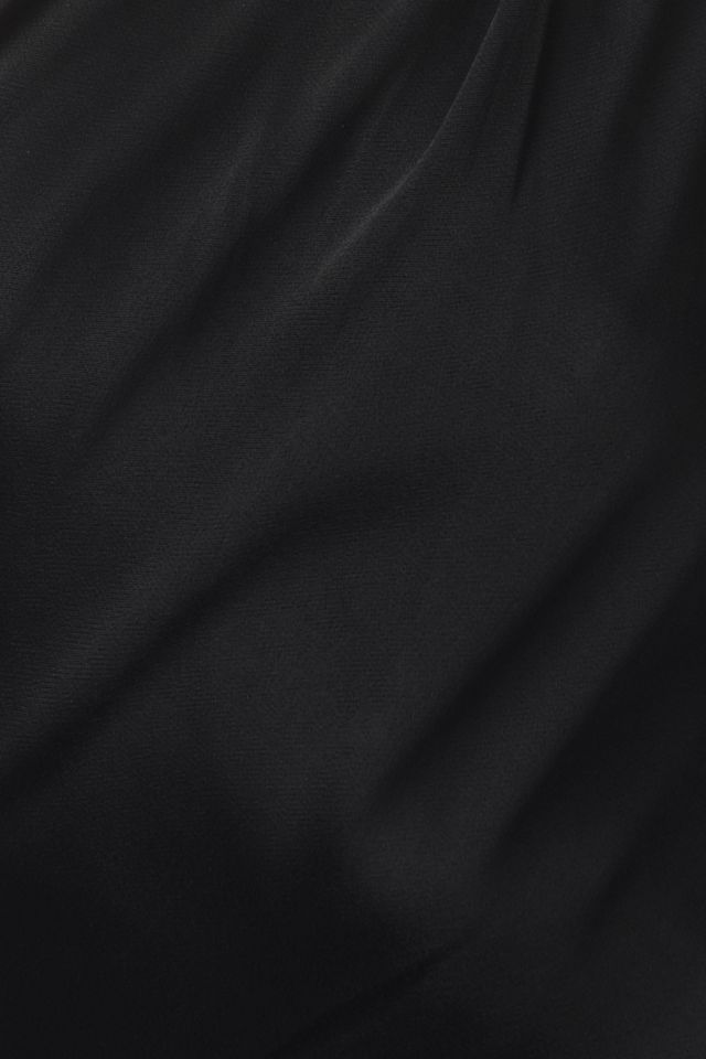 BHLDN Nicoletta One-Shoulder Scarf Satin Midi Dress #4