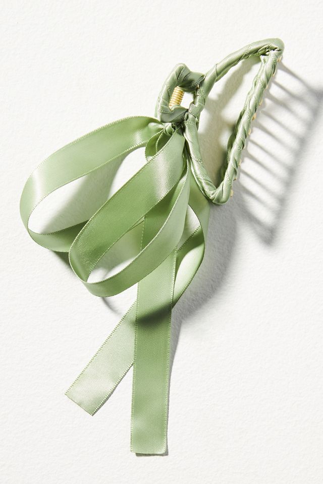 Clubhouse Bow Hair Claw Clip #2