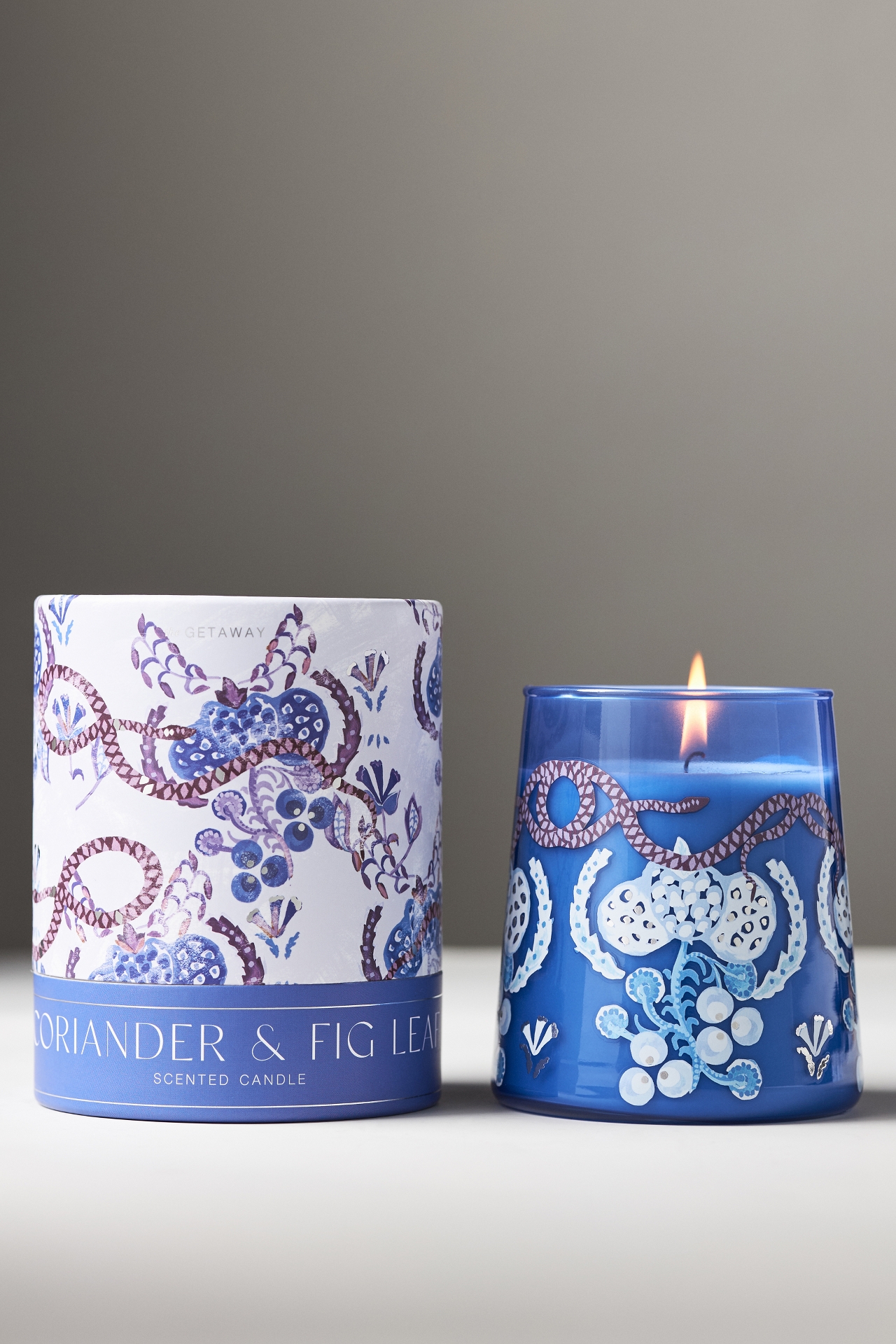 Getaway Fresh Coriander & Fig Leaf Boxed Candle