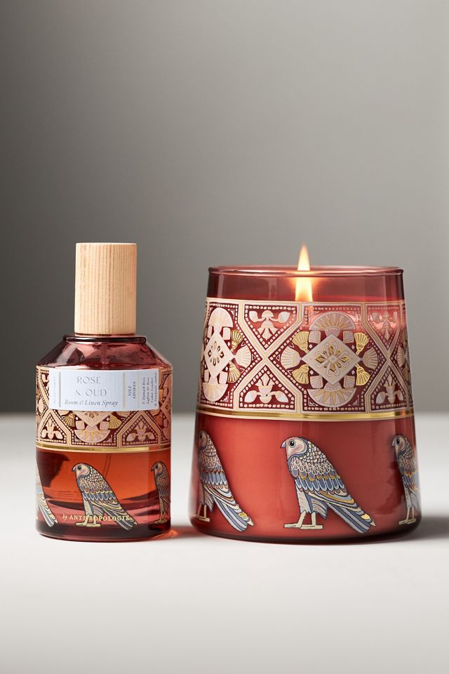 the GETAWAY Floral Rose & Oud Boxed Candle #1