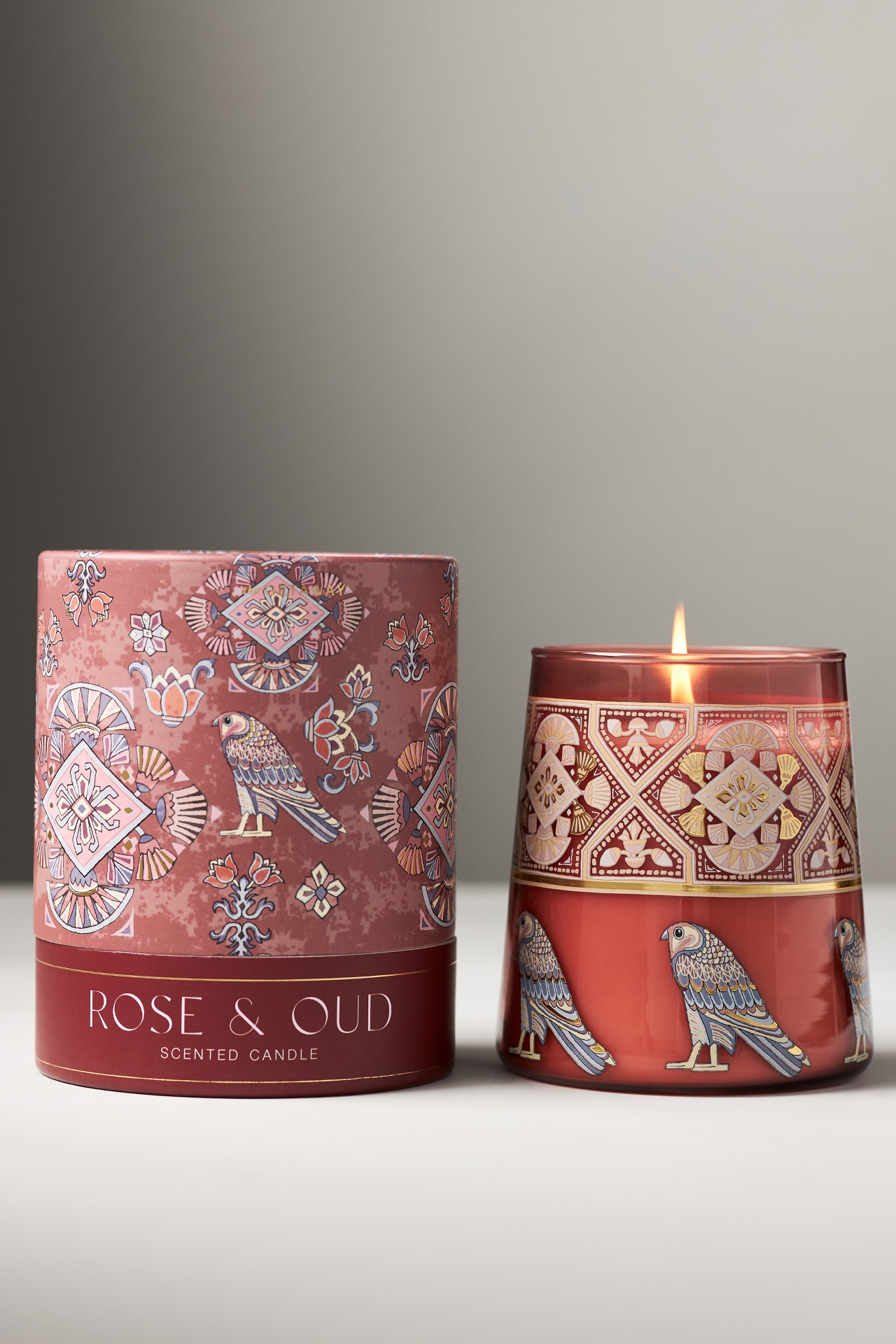 Getaway Floral Rose & Oud Boxed Candle