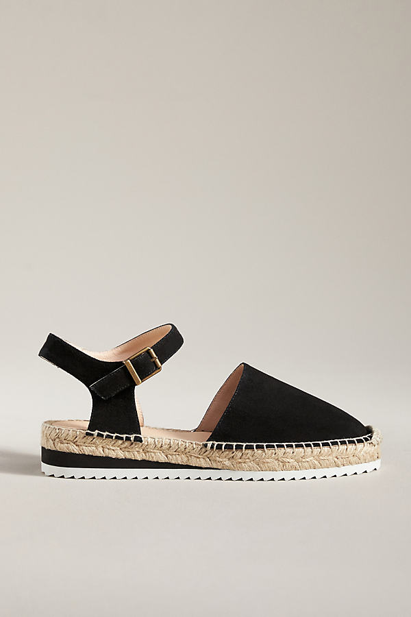 Maeve Sporty Espadrille Flats In Black
