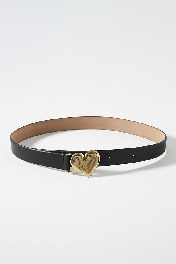 Shop B-low The Belt Hailey Heart Belt In Black