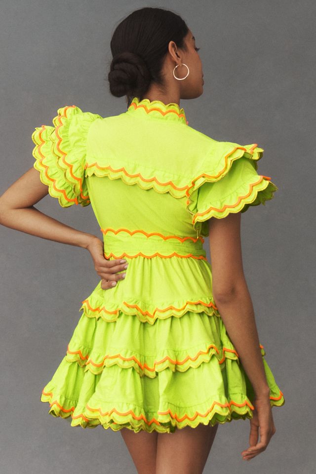 Celia B Oniris Short-Sleeve Tiered A-Line Dress #2