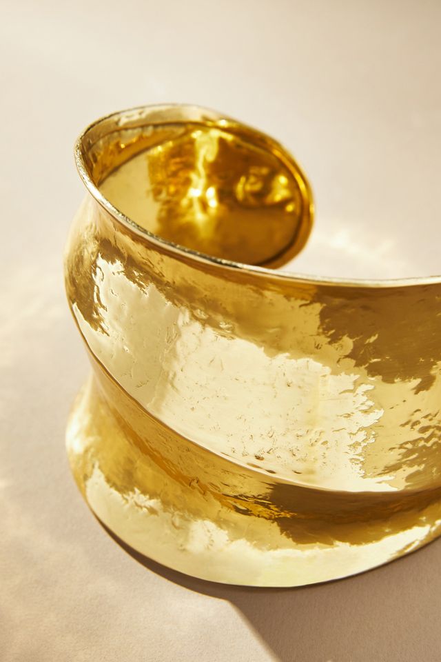 Hammered Cuff Bracelet #2