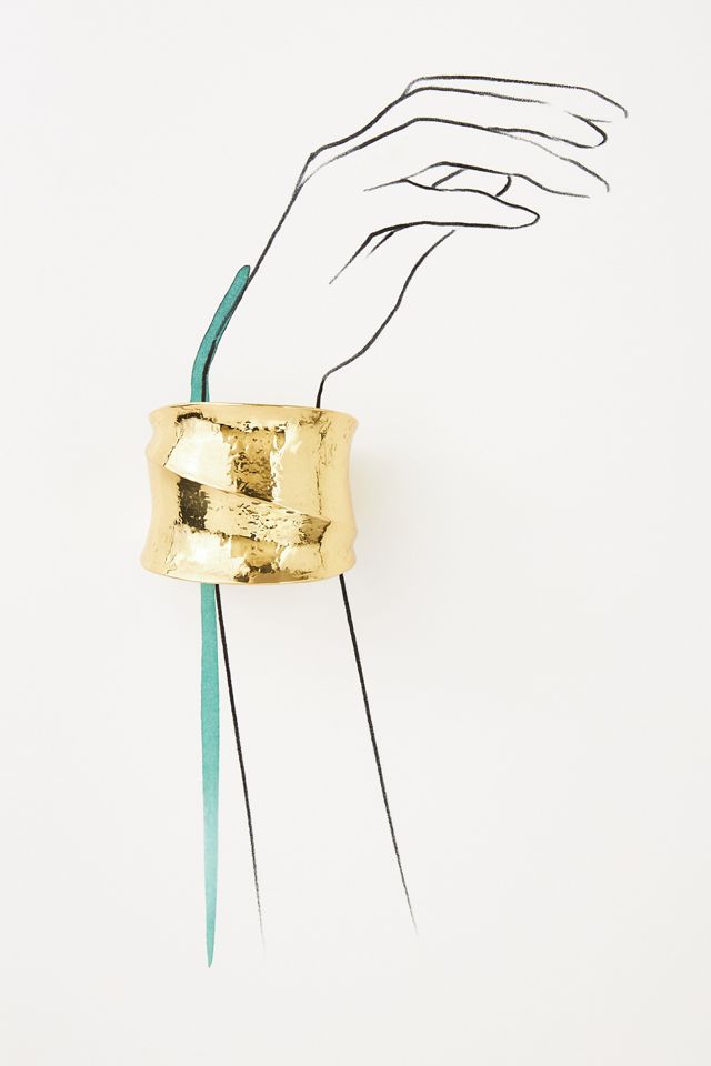 Hammered Cuff Bracelet #3