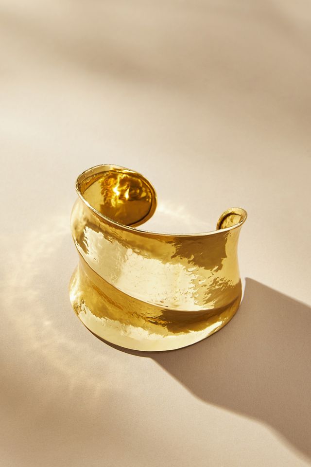 Hammered Cuff Bracelet #1