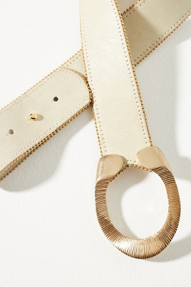 Streets Ahead Gold Ring Belt | Anthropologie