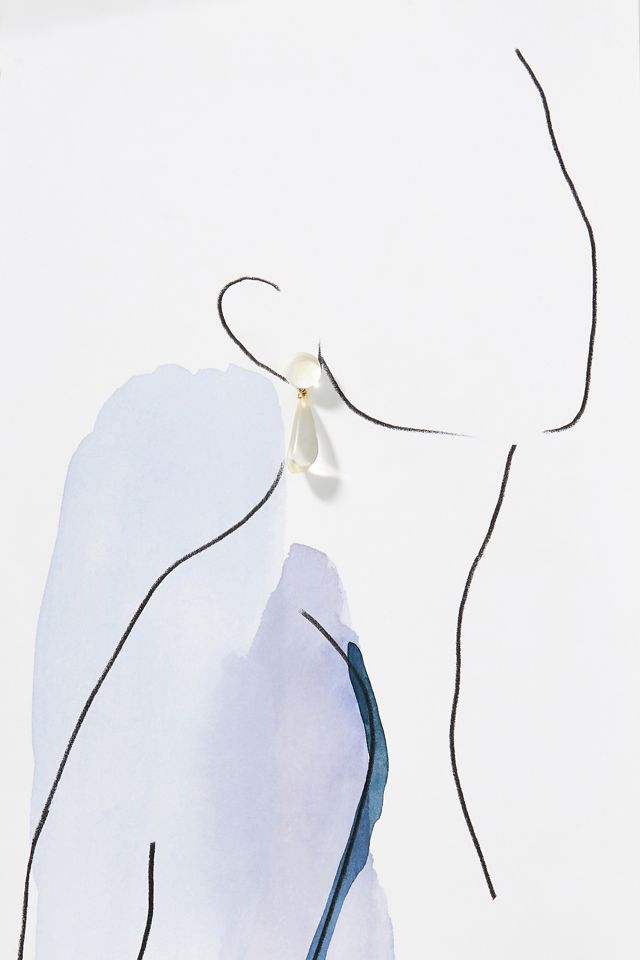 Casa Clara Hailey Lucite Drop Earrings #2