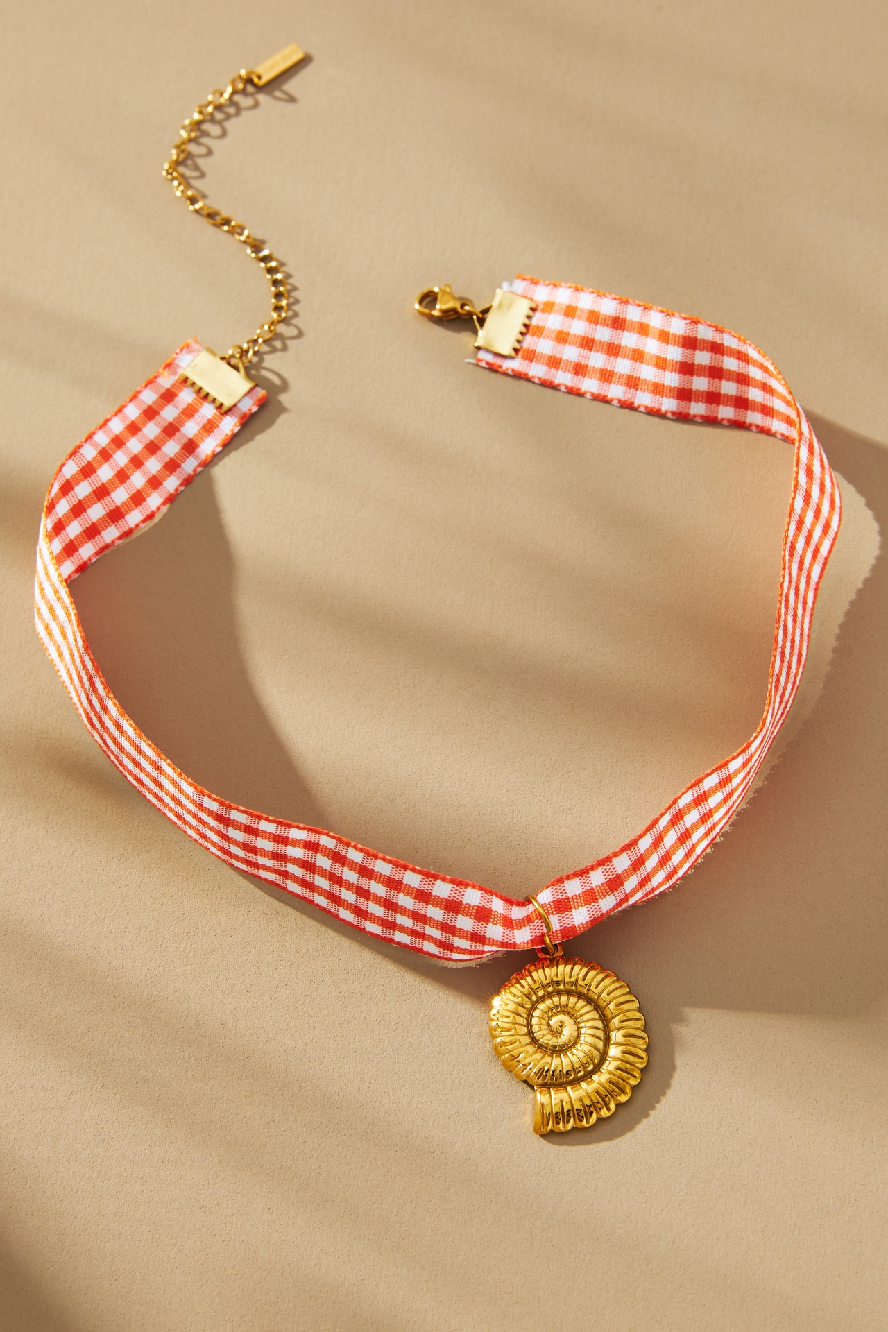 Casa Clara Pointelle Nautilus Pendant Necklace