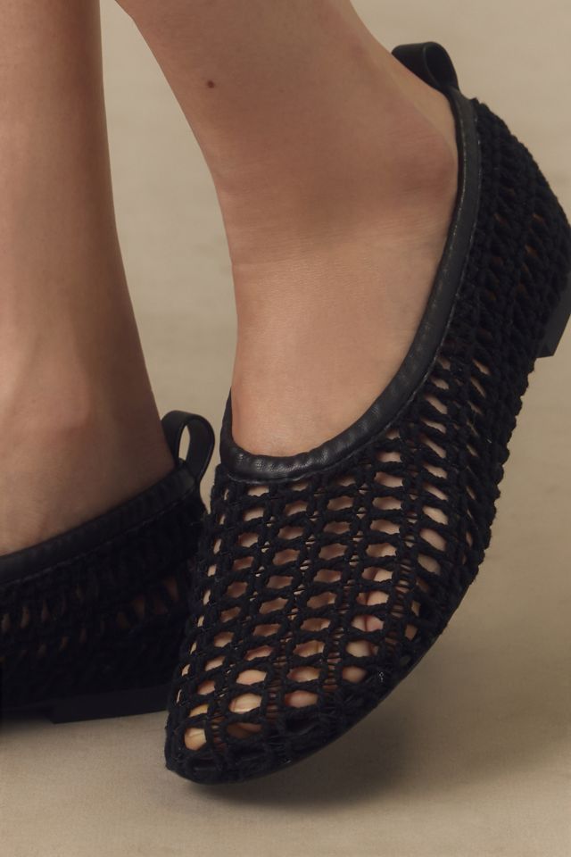 SIMONMILLER Riad Crochet Ballerina Flats #2